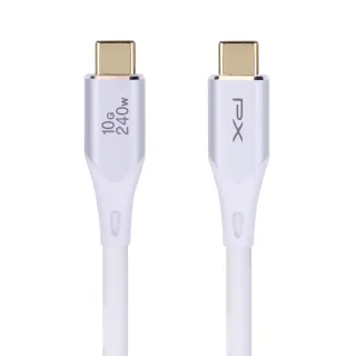 【PX 大通-】UCC3X-2W USB 3.2 GEN2 type c to c 極速充電線傳輸線2米(240W 10G 4K@60)