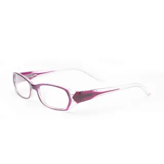 【MEGASOL】優質老花眼鏡(簡約甜美透明配色老花眼鏡鏡架-KY8808)