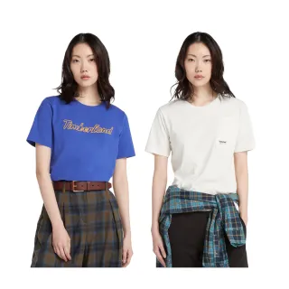 【Timberland】女T 女短T/ 經典LOGO短袖T恤(多款任選)