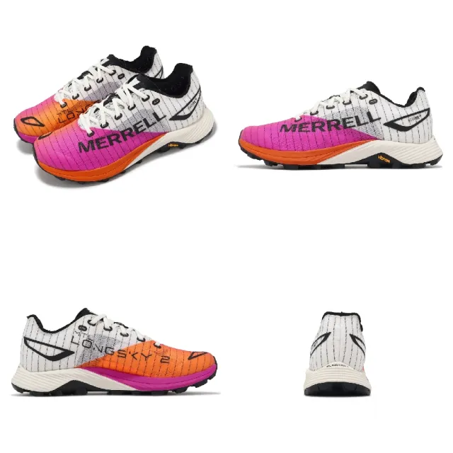 【MERRELL】越野跑鞋 MTL Long Sky 2 Matryx 女鞋 白 粉 高回彈 抓地 機能網布 郊山(ML068128)