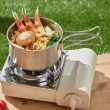 【CorelleBrands 康寧餐具】SNAPWARE野FUN可收納不鏽鋼鍋具7件組