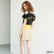 【iROO】配色時尚短裙