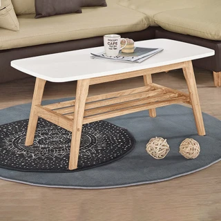 【H&D 東稻家居】白色茶几3.3尺/TJS1-06471