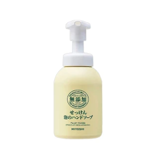 【日本MIYOSHI】純皂保濕護膚溫和潔淨泡泡慕斯洗手乳350ml/按壓瓶(保水透潤潔膚洗手露防疫清潔劑)