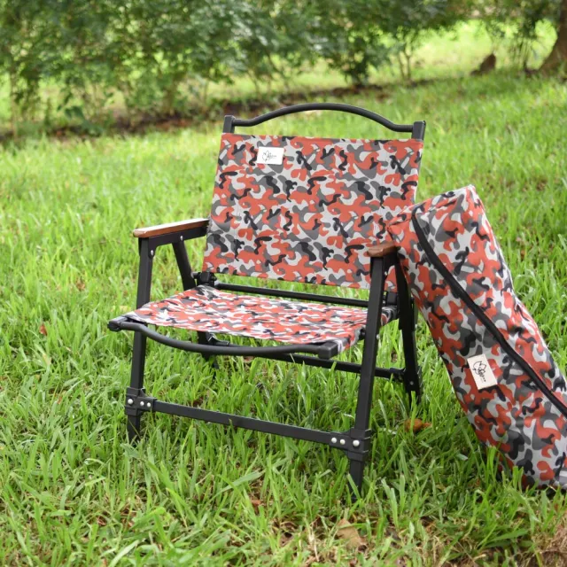 Outdoorbase】Z1軍風折疊椅可捲收收納克米特椅武椅露營椅摺疊椅櫸木 