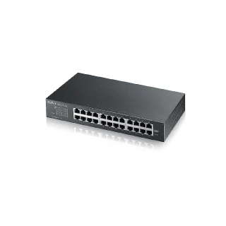 【ZyXEL 合勤】GS1100-24E 24埠 極速Gigabit 交換器