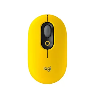 【Logitech 羅技】POP Mouse 無線藍芽滑鼠/ 酷玩黃