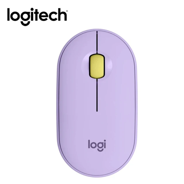 Logitech 羅技 Pebble M350 鵝卵石無線滑鼠 星暮紫