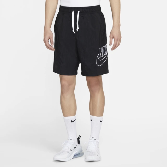 【NIKE 耐吉】短褲 AS M NSW SPE WVN SHORT ALUMNI 男款 男褲 黑(DB3811010)