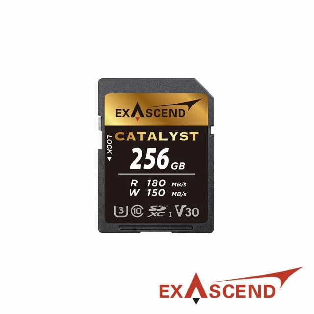 Exascend Catalyst V30 SD記憶卡 256GB(正成公司貨)