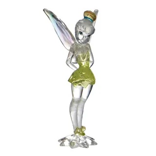 【Enesco】精品家飾 Disney 迪士尼 彼得潘 奇妙仙子透明塑像居家擺飾