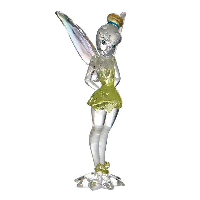 【Enesco】精品家飾 Disney 迪士尼 彼得潘 奇妙仙子透明塑像居家擺飾