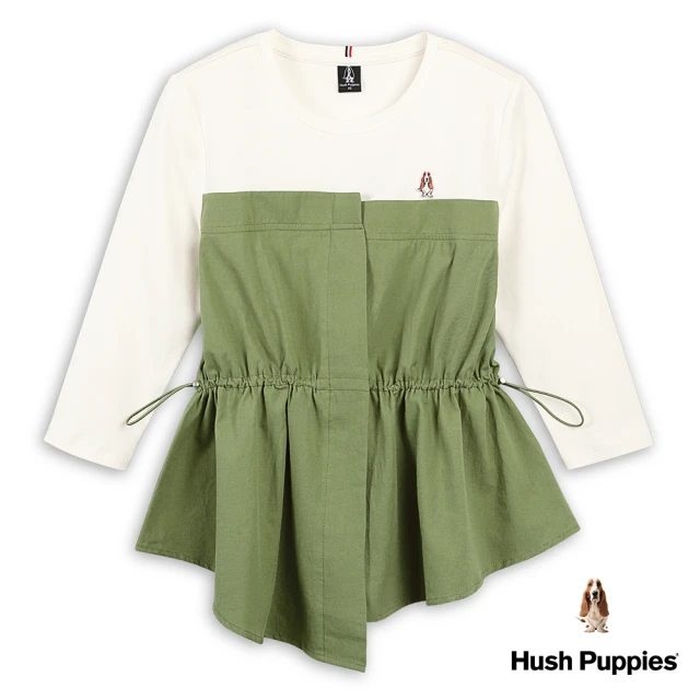 Hush Puppies 男裝 外套 機能防潑水休閒刺繡小狗