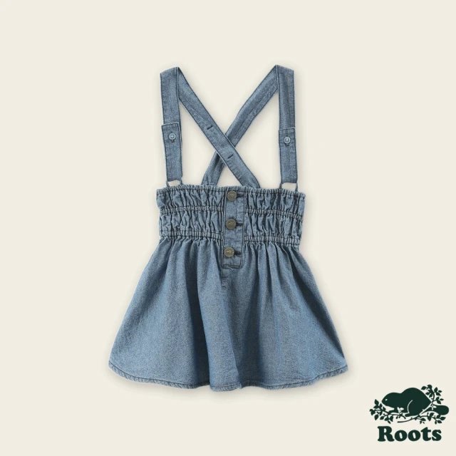 RootsRoots Roots 小童- 高腰牛仔吊帶裙(藍色)