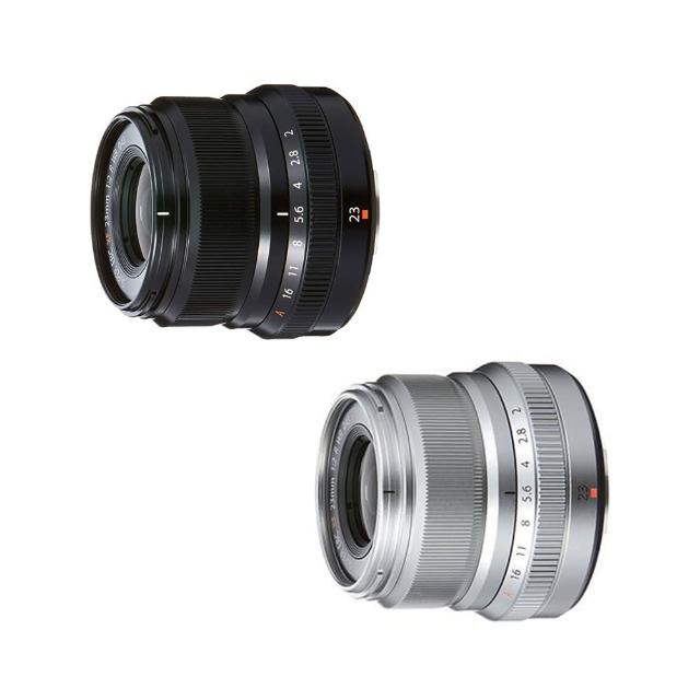 FUJIFILM 富士 XF 23mm F2 R WR 定焦鏡頭,型號 XF23F2,為超廣角及廣角定焦鏡頭,焦距 23mm 提供 63.4° 對角視角。搭載 6 組 10 片鏡片結構,包括 2 片非球面鏡,恆定 F2 大光圈與 9 片圓形光圈葉片,確保優異影像品質。內對焦系統,放大倍率 0.13x (1:7.7),支援 43mm 濾光鏡。機身尺寸 60 x 51.9mm,重僅 180g,具防水防塵設計 (WR),適合戶外街拍及風景攝影。品牌保固 12 個月,完美搭配富士 X 系列無反光鏡相機。 FUJIFILM富士軟片 XF 23 mm F2 R WR
