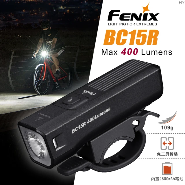 FenixFenix BC15R 輕量化截止線光斑車燈(Max 400 Lumens)