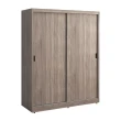 【IDEA】森特4X7尺木質滑門衣櫃/衣櫥(2色任選)