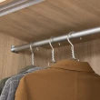 【IDEA】森特5X7尺木質滑門衣櫃/衣櫥(2色任選)