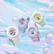 【CASIO 卡西歐】未來風格爆款夢幻色彩雙顯時尚腕錶 珠光白 43.4mm(BA-110FH-7A)