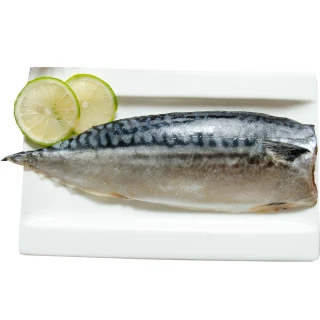 【鮮綠生活】嚴選挪威極厚薄鹽鯖魚片(無紙板淨重165g±10%/包 共18包)