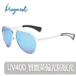 【MEGASOL】帥氣紳士飛官款UV400偏光太陽眼鏡(高質感金屬純手工鏡架2338)