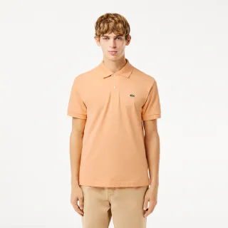 【LACOSTE】男裝-經典L1212短袖Polo衫(橙色)
