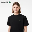 【LACOSTE】男裝-經典版型logo棉質短袖T恤(黑色)