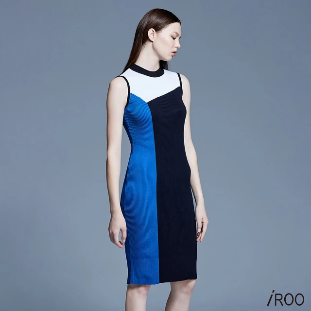 iROO 素面經典設計無袖洋裝