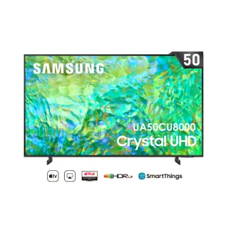 【SAMSUNG 三星】50型4K HDR智慧連網 液晶顯示器(UA50CU8000XXZW)