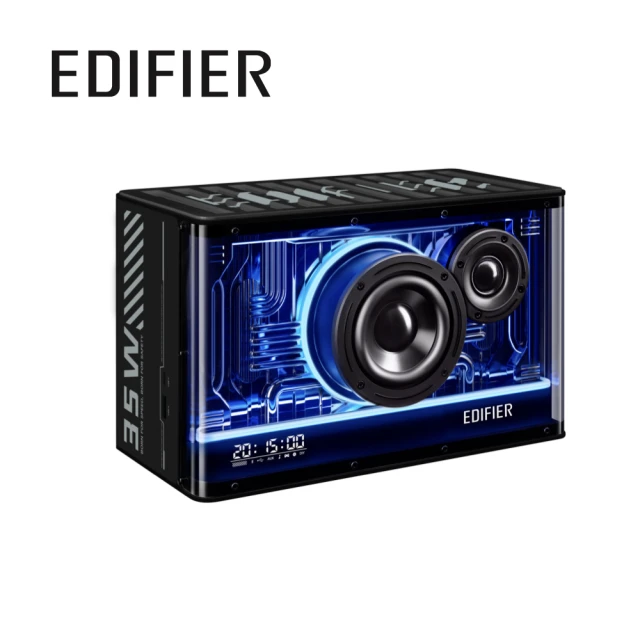 【EDIFIER】EDIFIER QD35 桌面藍牙揚聲器黑色