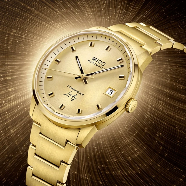 MIDO 美度MIDO 美度 Commander Lady 香榭系列 機械腕錶-35mm(M0212073302100)