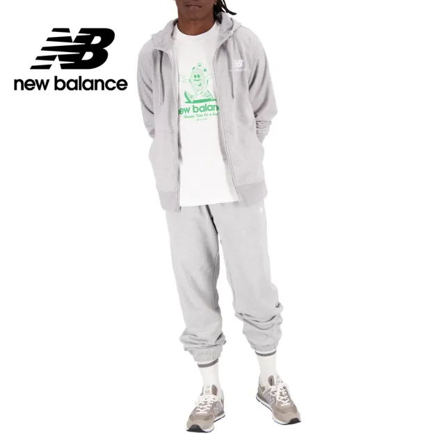 【NEW BALANCE】NB 休閒連帽外套_MJ31536AG_男性_灰色(美版 版型偏大)