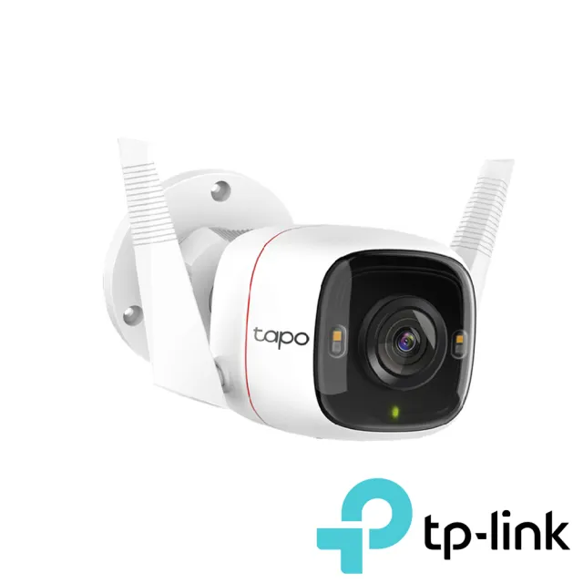 【TP-Link】Tapo C320WS 真2K 400萬畫素戶外WiFi無線網路攝影機/監視器 IP CAM(全彩夜視/IP66防水)