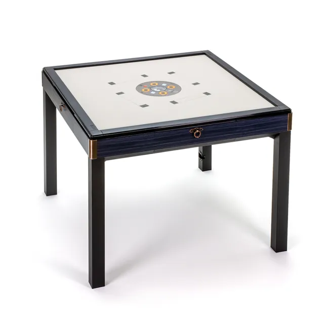 【商密特】T650 二代 過山 電動麻將桌 全新二代架構(典雅木紋系列 餐桌款 靛藍木)