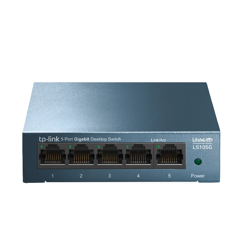 【TP-Link】LS105G 5埠10/100/1000Mbps  桌上/壁掛兩用 流量管理  乙太網路交換器switch hub