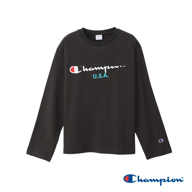 【Champion】官方直營-LOGO款百搭長袖上衣-女(6款)