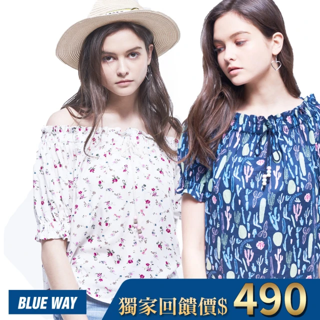 BLUE WAY 【BLUE WAY】男裝 女裝 個性 短袖 上衣_多款任選