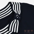 【MYVEGA 麥雪爾】領口造型蝴蝶結針織上衣-深藍(2024春夏新品)