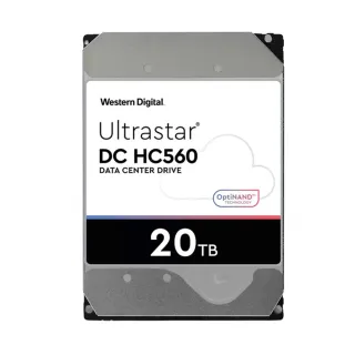 【WD 威騰】Ultrastar DC HC560 20TB 3.5吋 企業級內接硬碟(WUH722020BLE6L4)