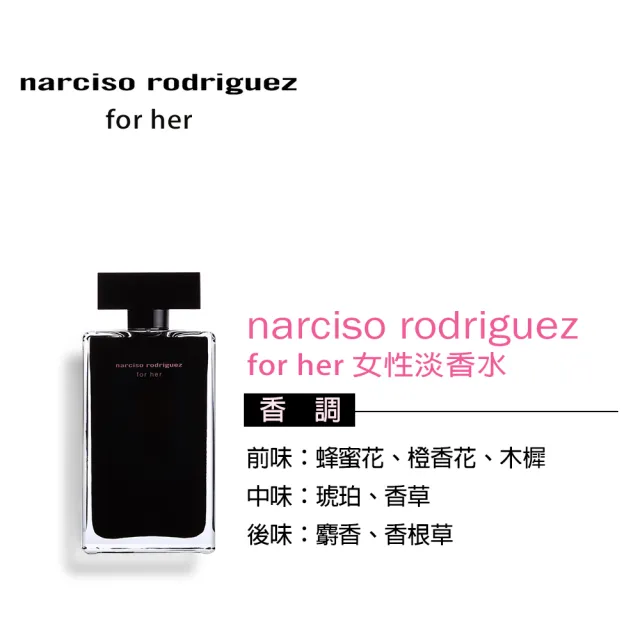 【NARCISO RODRIGUEZ】For Her 女性淡香水30ml(專櫃公司貨)
