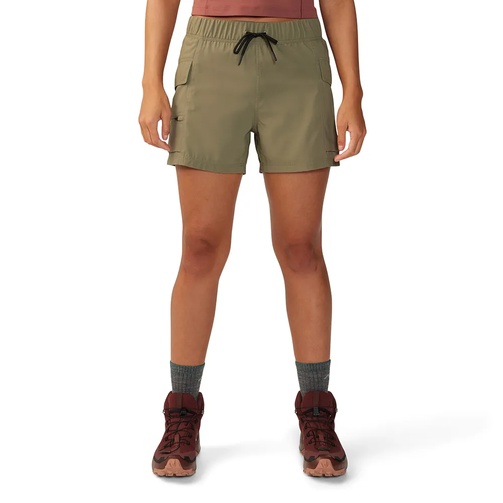 【Mountain Hardwear】Trail Sender Short Women 防曬彈性疾行短褲 淺軍綠 女款 #2067931