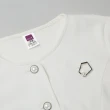 【ILEY 伊蕾】珍珠排釦針織布外套(白色；M-XL；1241074014)