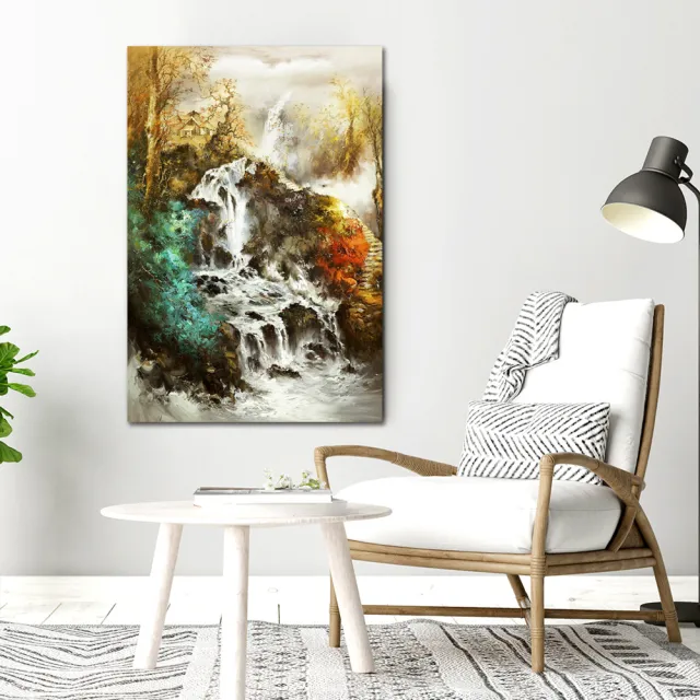 【御畫房】山水印象 國家一級畫師手繪油畫60×90cm(VF-96)
