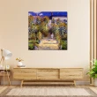 【御畫房】莫奈的花園 國家一級畫師手繪油畫80×80cm(VF-171)