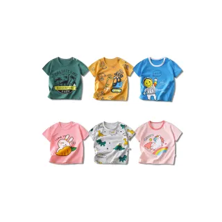 【Baby 童衣】多花色短袖衣服 居家服 棉T 兒童上衣 兒童T恤 88859(共１０色)