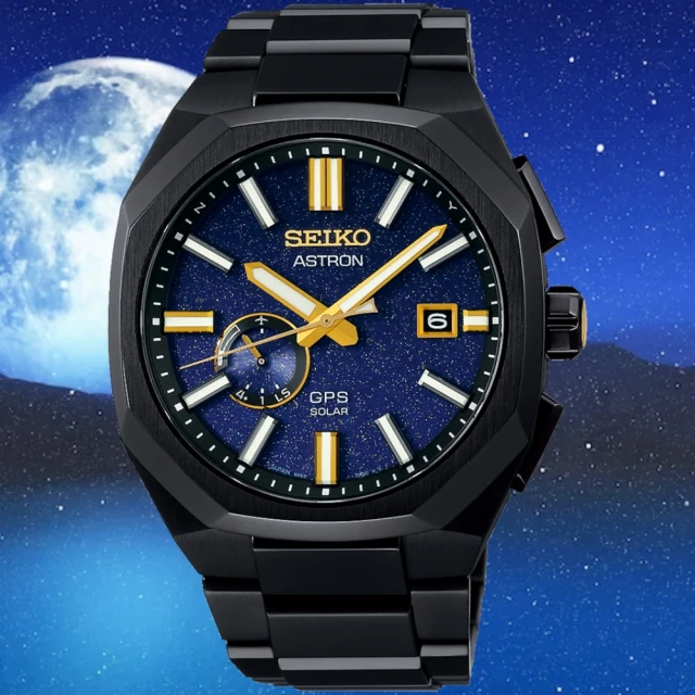 SEIKO 精工 Astron 限量 鈦 八角造型 GPS衛星萬年曆太陽能手錶(3X62-0AD0SD / SSJ021J1)