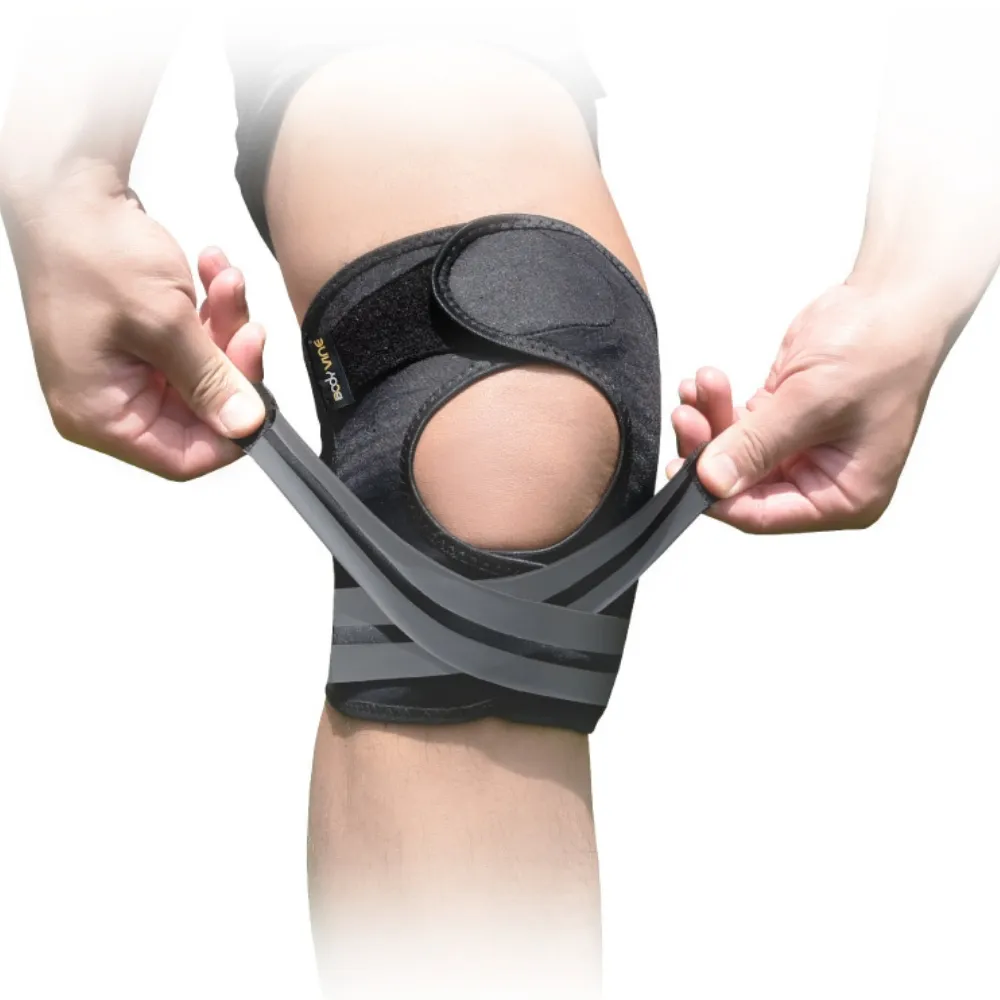 【BodyVine 巴迪蔓】360髕骨型護膝-特惠2入組(膝關節穩固 側向支撐 髕骨韌帶防護 CT-15517)