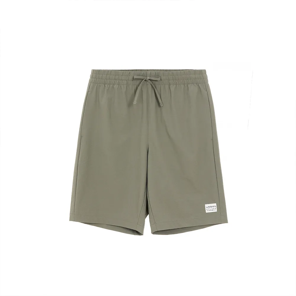 【GIORDANO 佐丹奴】男裝防潑水彈力短褲 All Day Pants系列(21 灰綠)