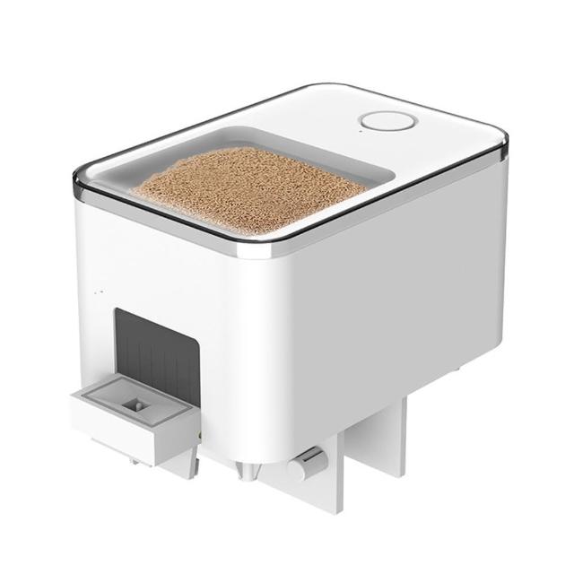 【Wangke旺科】100ml全自動智能餵魚器-WiFi版(遠端遙控投食 多段定時 自動餵魚 飼料 魚缸投食機)