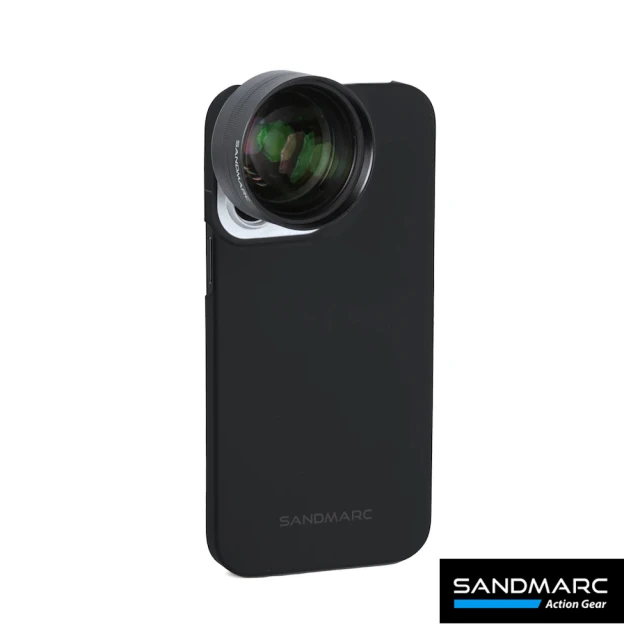 SANDMARC 《 升級版 》12X 100mm HD手機微距鏡頭(含夾具 及 iPhone15 背蓋)